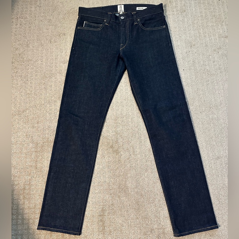 Hiroshi Kato Pen Slim Stretch Selvedge 10.5oz Men’s Raw Denim Jeans size 31